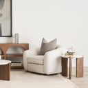 Mercana Rumer 21" x 21" x 20" Solid Wood Side Table