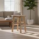 Mercana Rosie 20" x 20" x 1.5" Solid Wood Side Table
