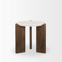 Mercana Rumer 21" x 21" x 20" Solid Wood Side Table