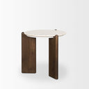 Mercana Rumer 21" x 21" x 20" Solid Wood Side Table