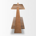 Mercana Eula 67" x 15.5" x 30" Solid Wood Console Table