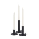 Mercana Noir 3.9" x 3.9" x 7.1" Candle Holder
