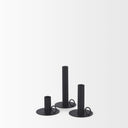 Mercana Noir 3.9" x 3.9" x 7.1" Candle Holder