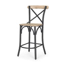 Mercana Etienne 20.5" x 22.8" x 41.5" Solid Wood Stool