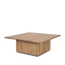 Mercana June 42" x 42" x 16" Solid Wood Coffee Table