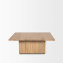 Mercana June 42" x 42" x 16" Solid Wood Coffee Table