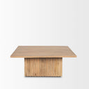Mercana June 42" x 42" x 16" Solid Wood Coffee Table