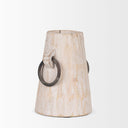 Mercana Monique 5" x 5" x 7" Solid Wood Pot