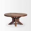 Mercana Heidi 39.5" x 39.5" x 18.5" Solid Wood Coffee Table