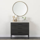 Mercana Divina 36" x 18.5" x 32" Solid Wood Accent Cabinet