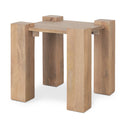 Mercana Beth 23" x 23" x 21.8" Solid Wood Side Table