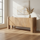 Mercana Beth 74.5" x 20" x 32.8" Solid Wood Sideboard