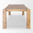 Mercana Beth 88" x 42" x 30" Solid Wood Dining Table