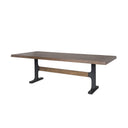 Mercana Araxi 95" x 41" x 30" Solid Wood Dining Table