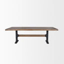 Mercana Araxi 95" x 41" x 30" Solid Wood Dining Table