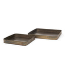 Mercana Varun 15.4" x 15.4" x 1.8" Metal Tray