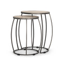 Mercana Clapp 22" x 21" x 26" Metal Side Table