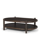 Mercana Romi 55.5" x 35" x 17" Solid Wood Coffee Table