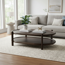 Mercana Romi 55.5" x 35" x 17" Solid Wood Coffee Table