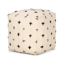 Mercana Saanvi 16" x 16" x 16" Pouf