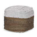 Mercana Samiya 16" x 16" x 16" Pouf