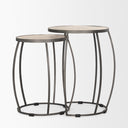 Mercana Clapp 22" x 21" x 26" Metal Side Table