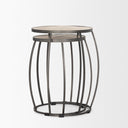 Mercana Clapp 22" x 21" x 26" Metal Side Table