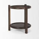 Mercana Romi 23.5" x 23.5" x 26" Solid Wood Side Table