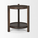 Mercana Romi 23.5" x 23.5" x 26" Solid Wood Side Table