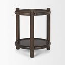 Mercana Romi 23.5" x 23.5" x 26" Solid Wood Side Table