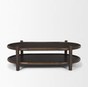 Mercana Romi 55.5" x 35" x 17" Solid Wood Coffee Table