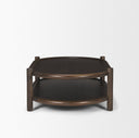 Mercana Romi 55.5" x 35" x 17" Solid Wood Coffee Table