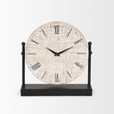 Mercana Raja 10.4" x 3.2" x 11" Table Clock