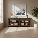 Mercana Romi 80" x 19" x 30" Solid Wood Console Table