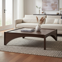 Mercana Laraya 48" x 48" x 15" Solid Wood Coffee Table