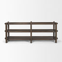 Mercana Romi 80" x 19" x 30" Solid Wood Console Table