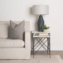 Mercana Lorlei 20" x 20" x 24" Stone Side Table