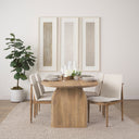 Mercana Cavett 18" x 24.2" x 33.5" Fabric Dining Chair