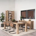Mercana Beth 74.5" x 20" x 32.8" Solid Wood Sideboard