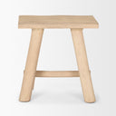 Mercana Sekou 18" x 14" x 18" Solid Wood Stool