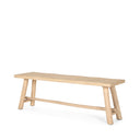 Mercana Sekou 56" x 16" x 19" Solid Wood Bench