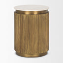 Mercana Satima 16" x 16" x 22.3" Metal Side Table
