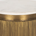 Mercana Satima 16" x 16" x 22.3" Metal Side Table