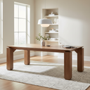 Mercana Sapphira 84" x 42" x 30" Solid Wood Dining Table