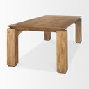 Mercana Sapphira 84" x 42" x 30" Solid Wood Dining Table