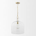 Mercana Sadah 15.3" x 15.3" x 20.3" Glass Pendant Lighting