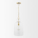 Mercana Sadah 11.3" x 11.3" x 21" Glass Pendant Lighting