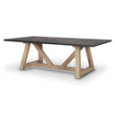 Mercana Rialto 96" x 42" x 30" Solid Wood Dining Table