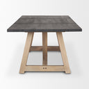 Mercana Rialto 96" x 42" x 30" Solid Wood Dining Table