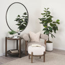 Mercana Romi 23.5" x 23.5" x 26" Solid Wood Side Table